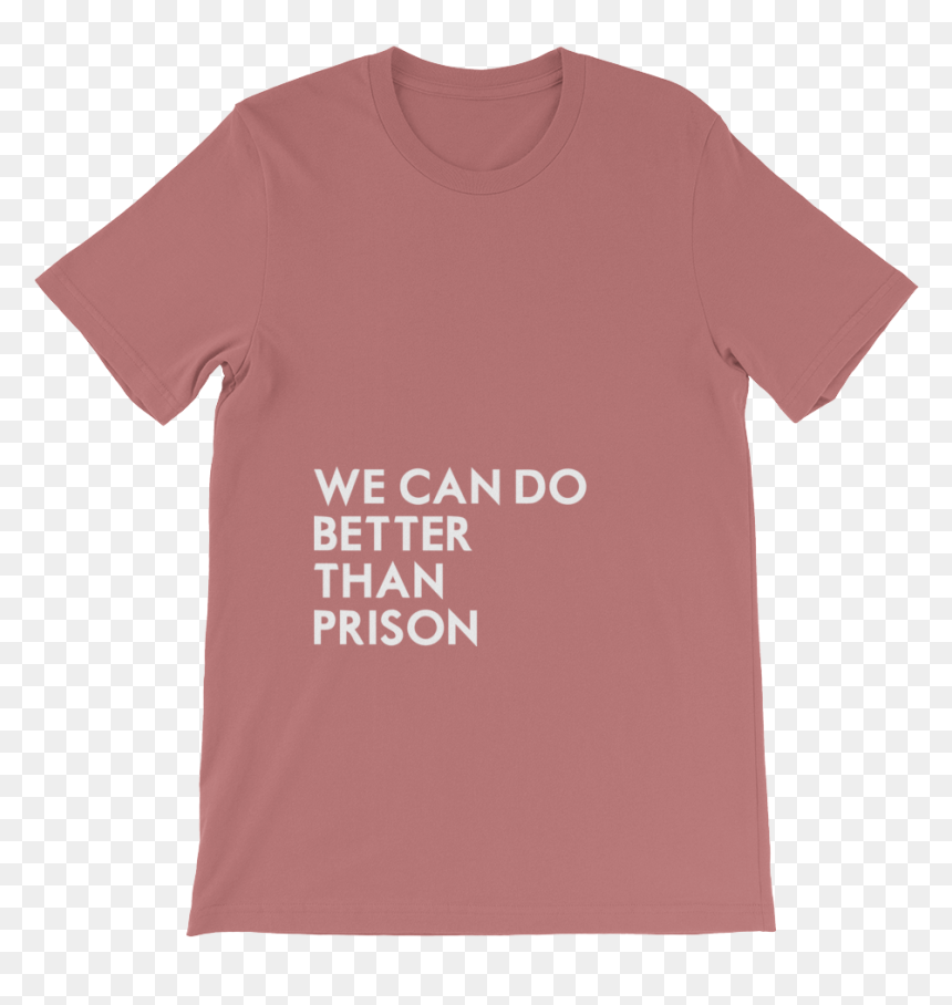 Wecando-white Mockup Front Flat Mauve - Active Shirt, HD Png Download - prison png