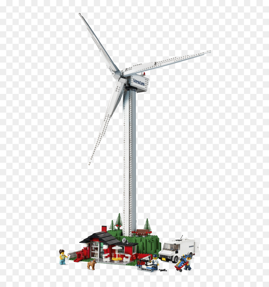 Wind Turbines Lego Vestaa, HD Png Download - wind turbine png