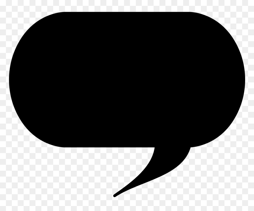 Black And White Circle Angle Wallpaper - Black Speech Bubble Transparent, HD Png Download - speech bubble transparent png