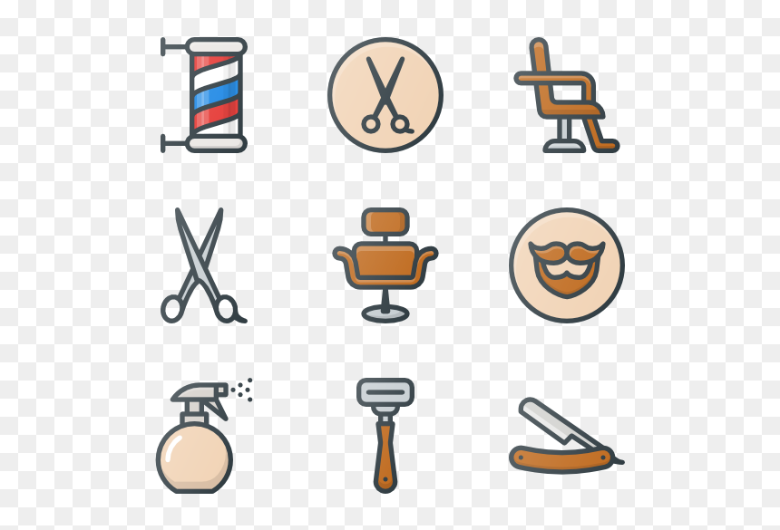Icon, HD Png Download - barber png