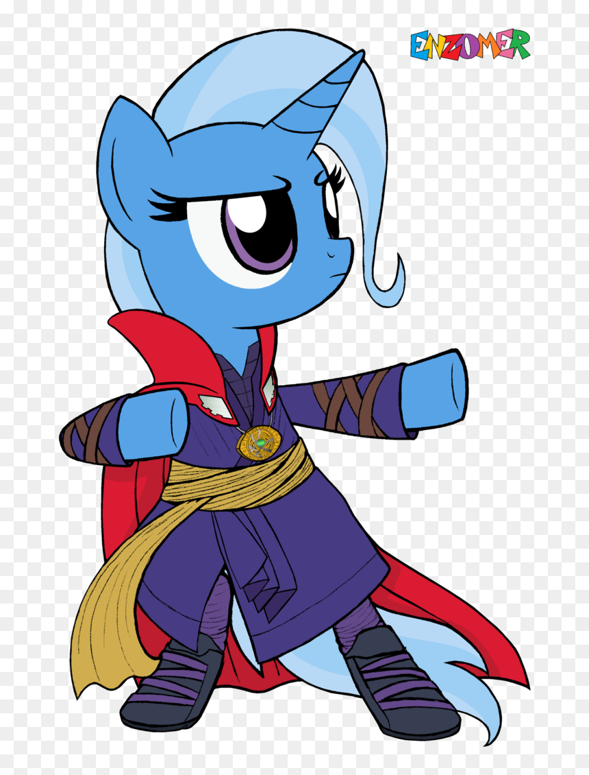 Artist Enzomersimpsons Bipedal - Doctor Strange En Pony, HD Png Download - doctor strange png