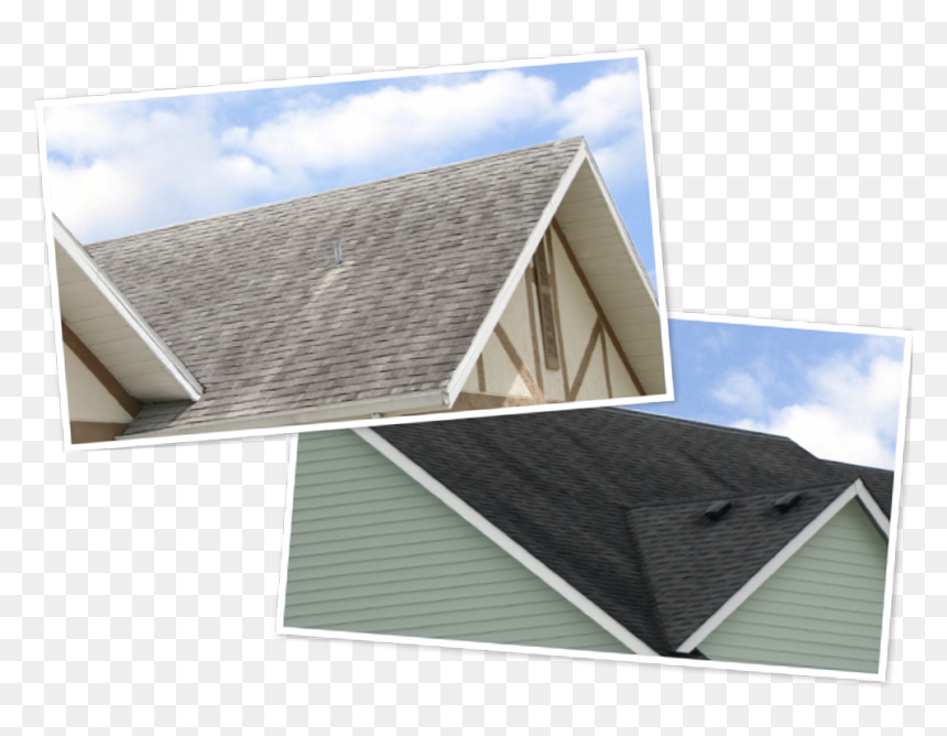 Both Light And Dark Colored Roofs Show Discoloration - Roof, HD Png Download - light streaks png