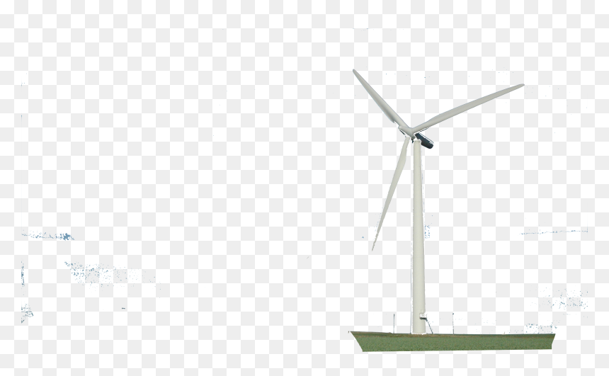 Wind The Natural Resource - Wind Turbine, HD Png Download - wind turbine png