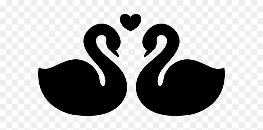 Swan Png Image Background - Silhouette Swan Png, Transparent Png - swan png