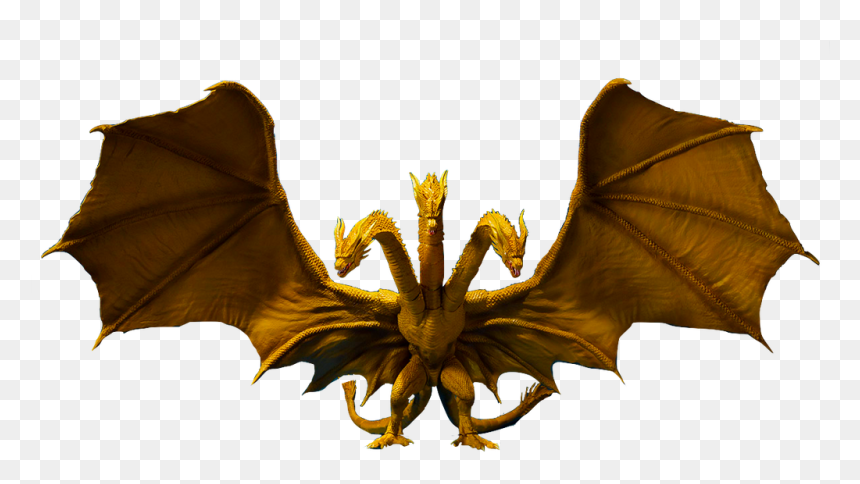 King Kong, Monster Mash, Godzilla, Sci Fi, Dragons, - Sh Monsterarts King Ghidorah 2019, HD Png Download - dragons png