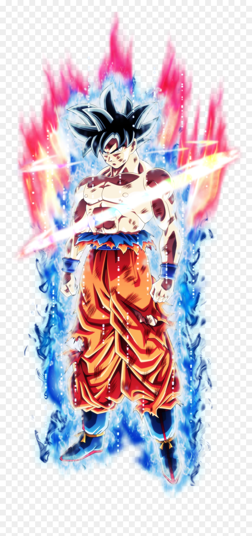 Goku Ultra Instinct Png, Transparent Png - dbz aura png