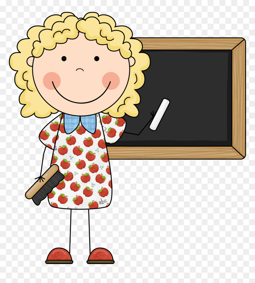 Transparent Teacher Apple Png - Mini Teacher Clipart, Png Download - teacher clipart png