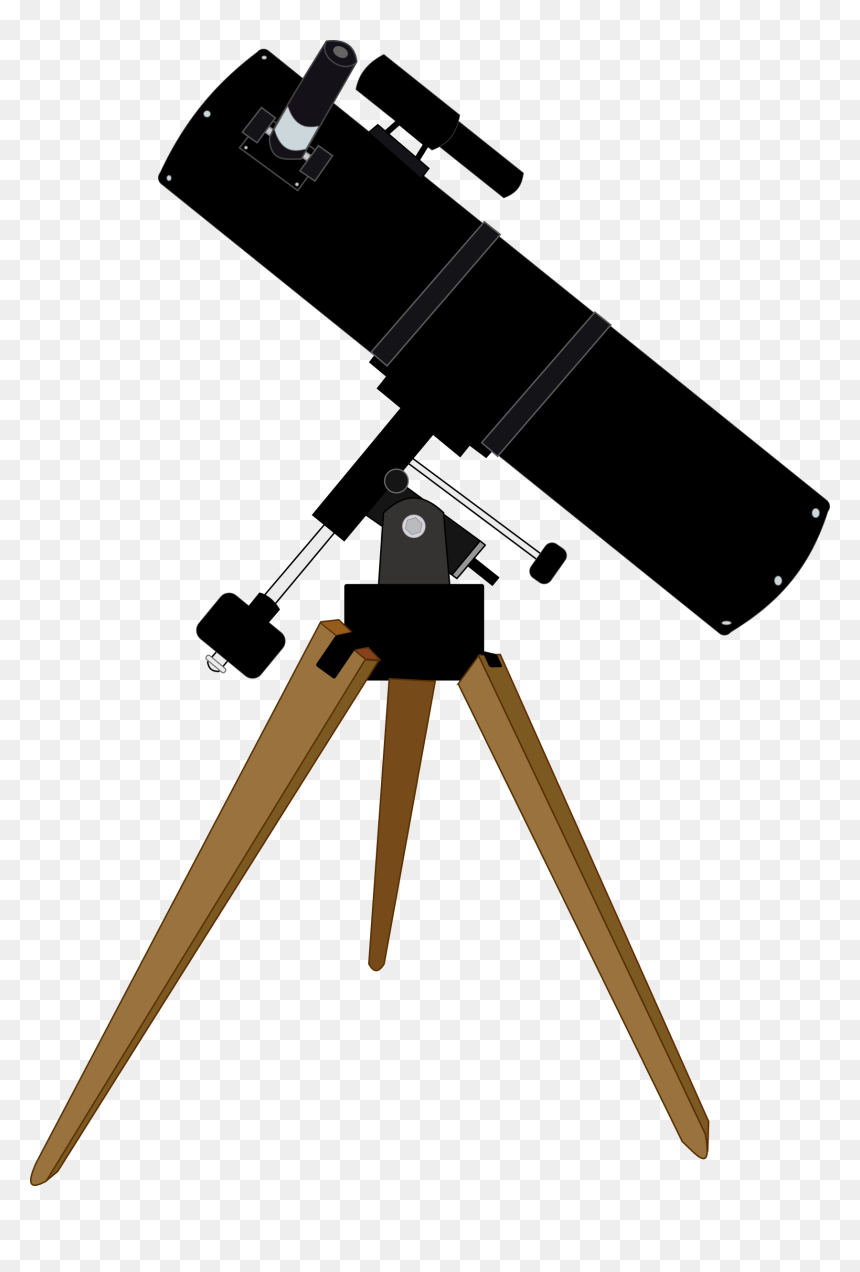 Reflector Telescope Clip Arts - Telescope Clipart Png, Transparent Png - telescope png