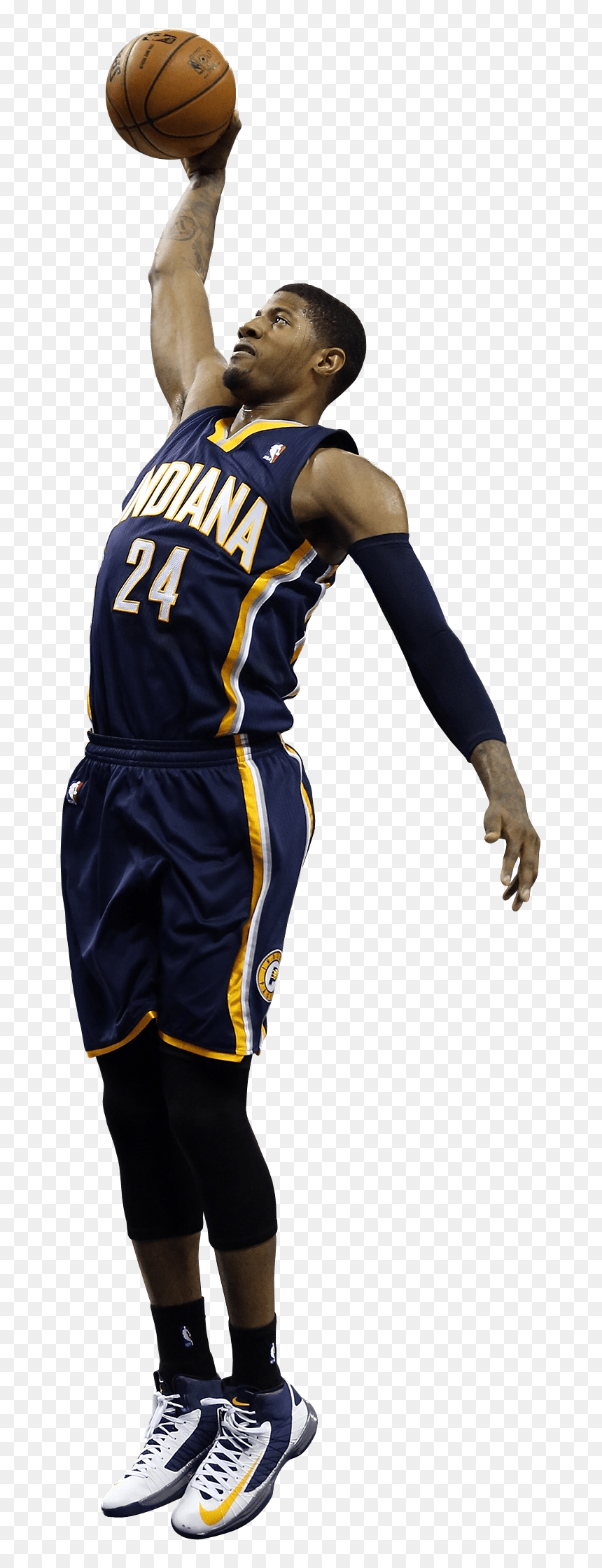 Download Paul George Dunk Transparent Png - Paul George Transparent Background, Png Download - paul george png