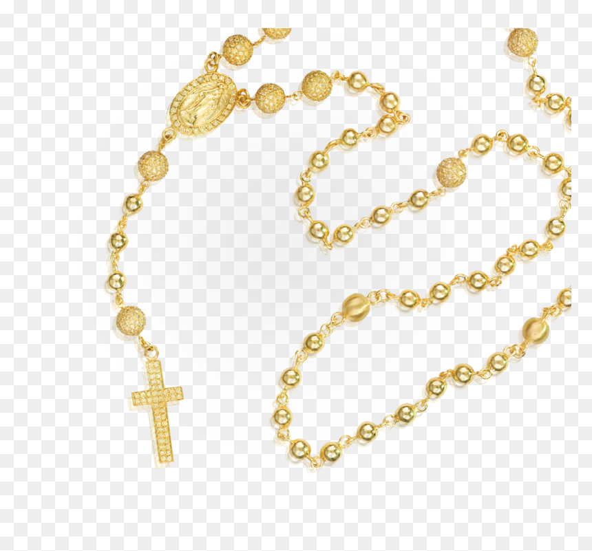 Thumb Image - Gold Rosary Png, Transparent Png - rosary png