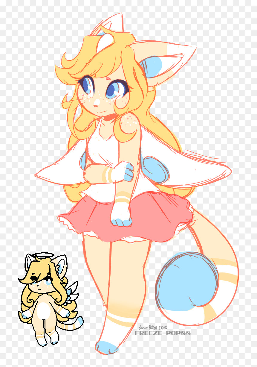 [personal] Meowth/togekiss Girl - Cartoon, HD Png Download - meowth png