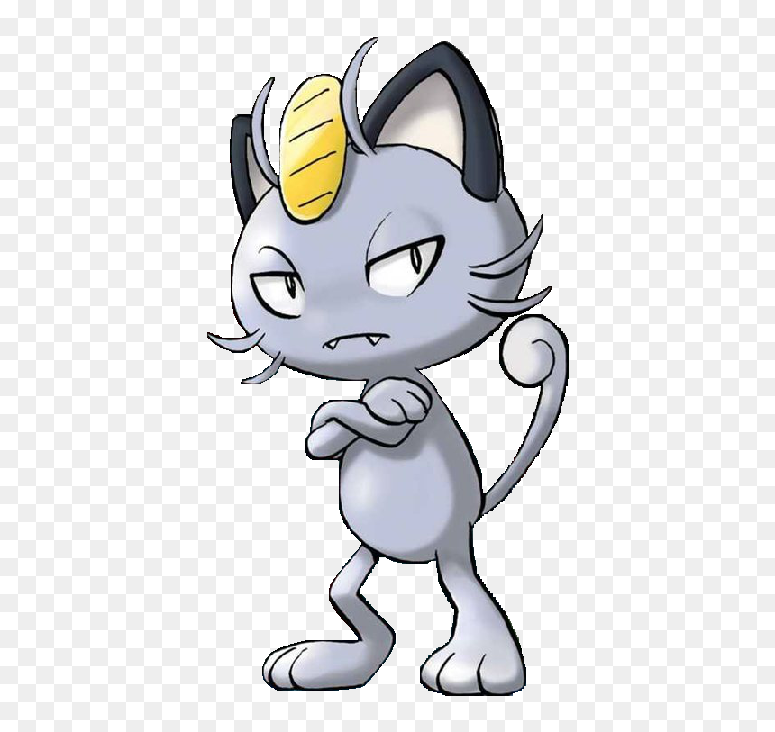 Sun Cent - Meowth, HD Png Download - meowth png