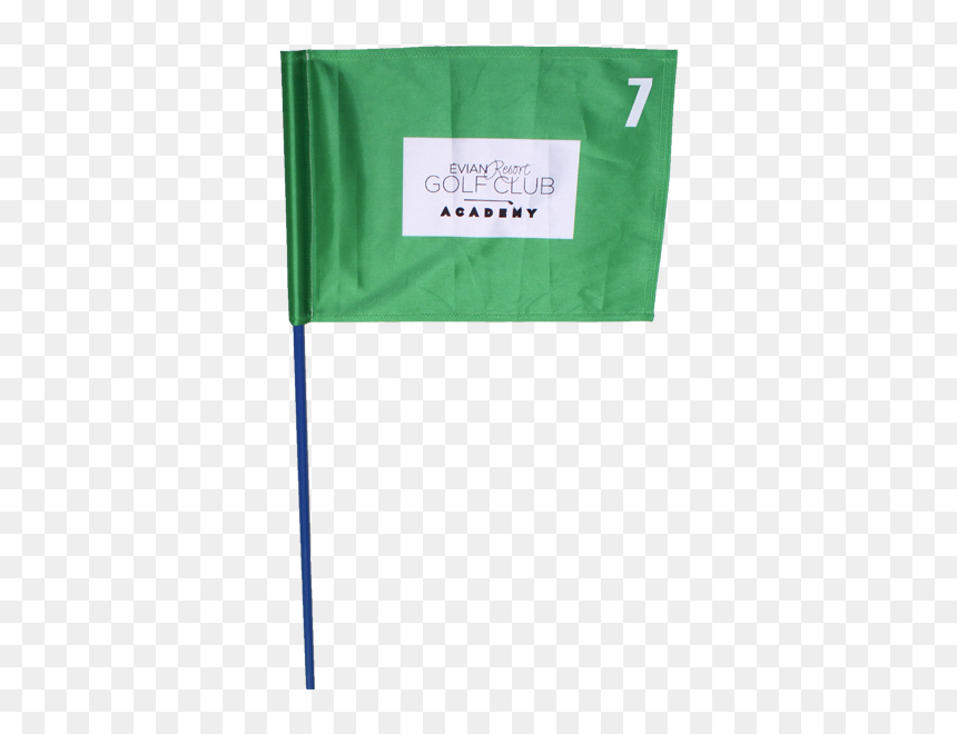 Golf Flag Evian Green - Flag, HD Png Download - golf flag png