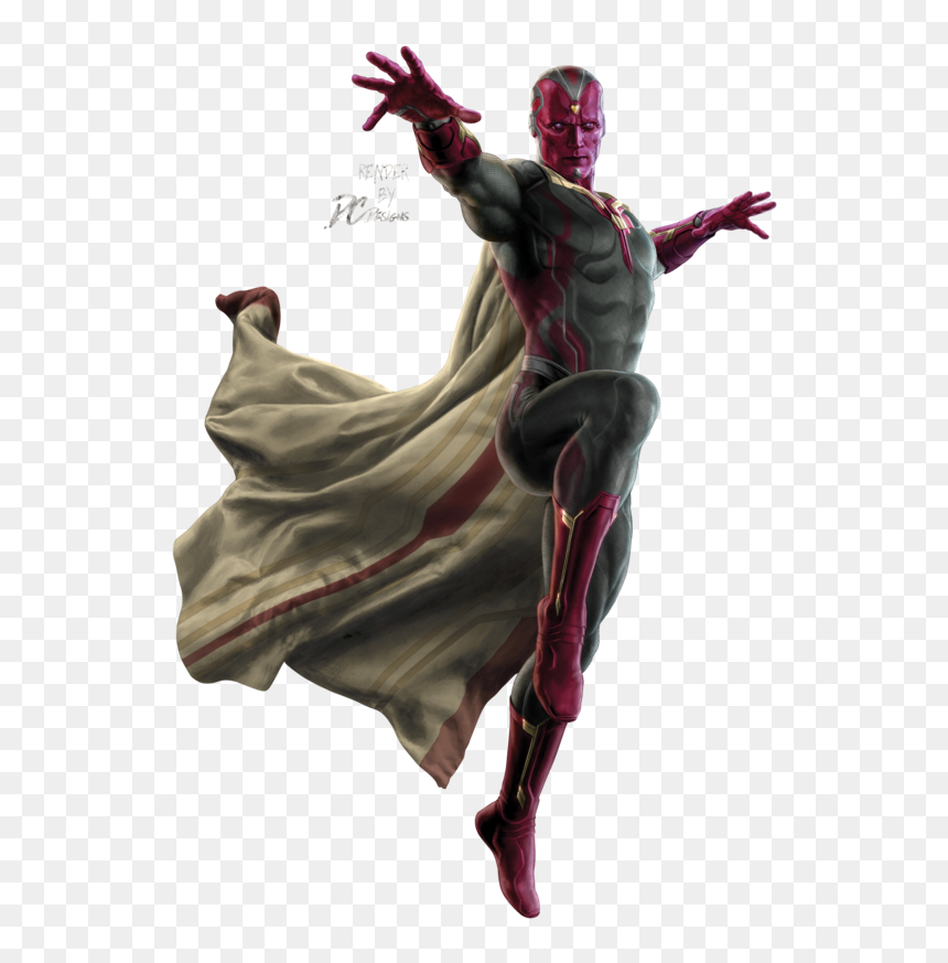 Age Of Ultron Clipart - Avengers Vision, HD Png Download - ultron png