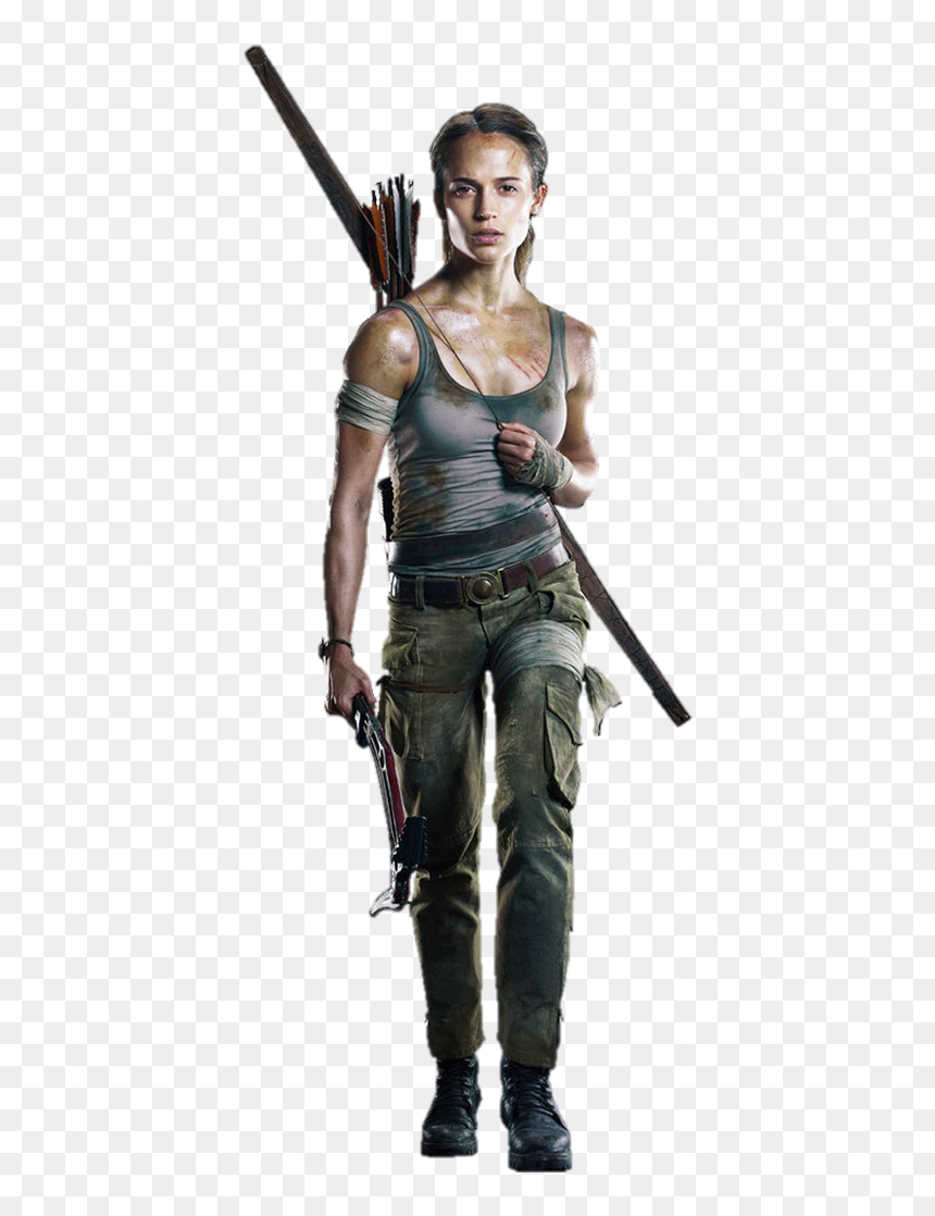 Lara Croft Standee, HD Png Download - tomb raider logo png