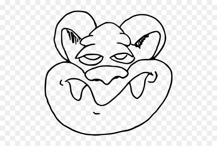 Monochrome Like Mammal - Clip Art, HD Png Download - troll faces png