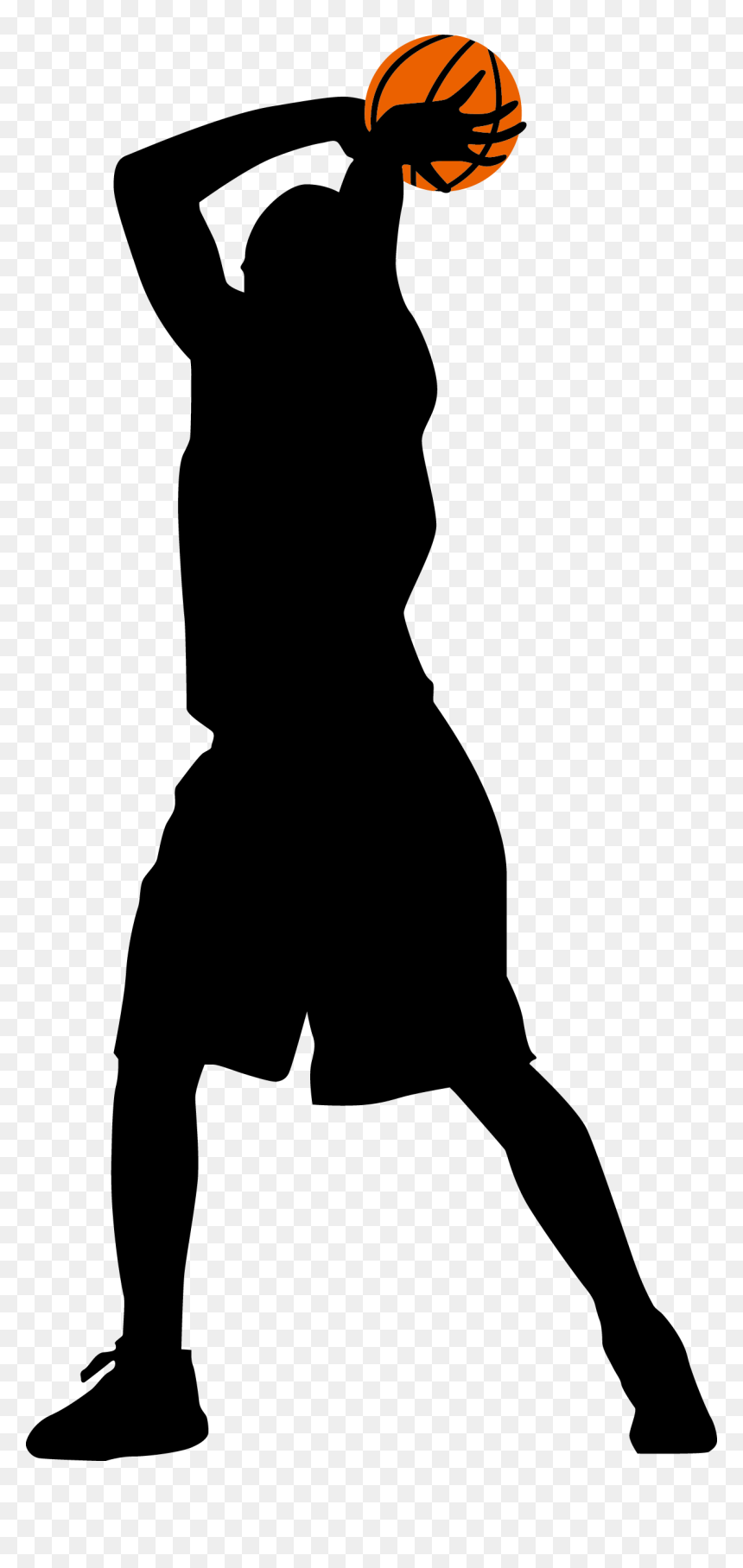 Mlb Baseball Stencil Basketball Illustration - Man Shooting Black Png Transparent, Png Download - shot png