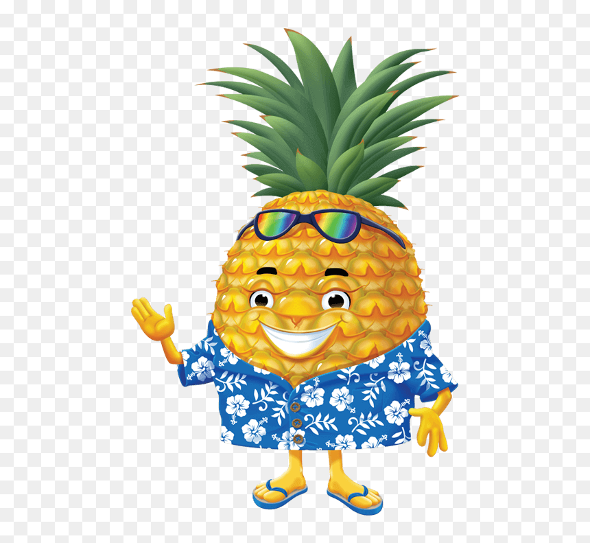 Pineapple Clipart Character - Illustration, HD Png Download - pineapple clipart png