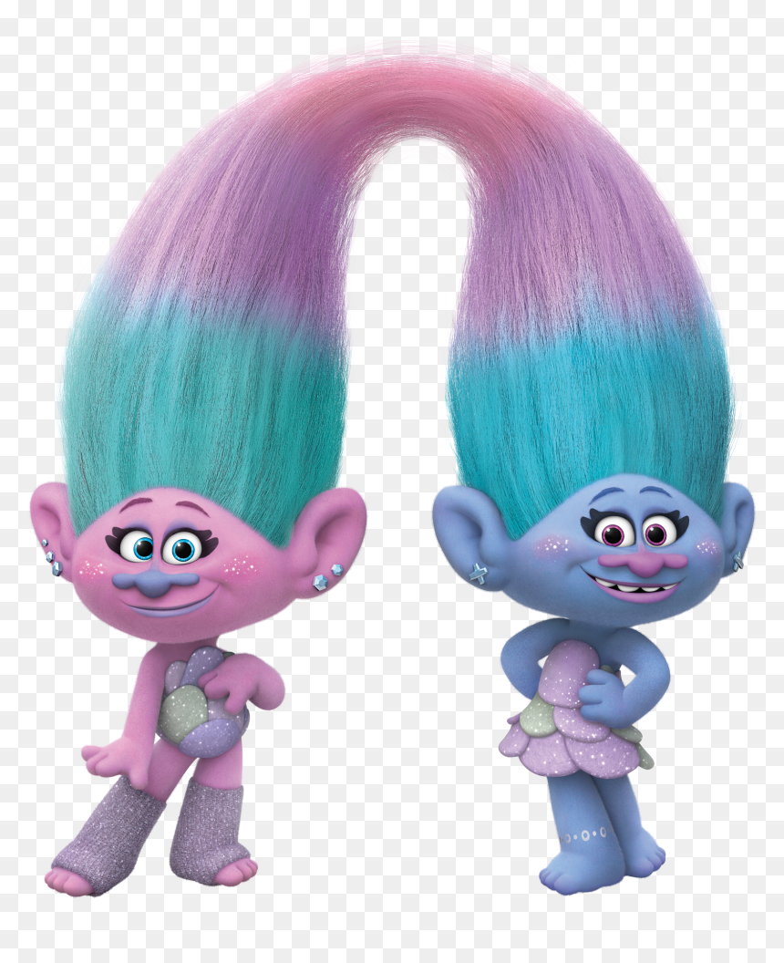 Satin And Chenille Troll, HD Png Download - poppy troll png