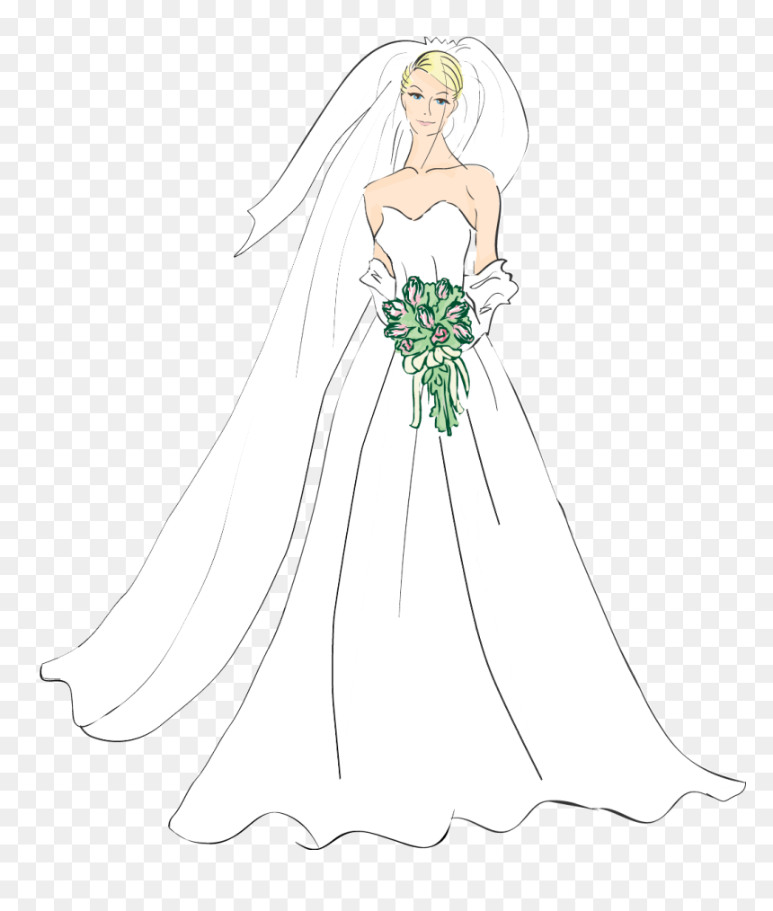 Medium Resolution Of Bridal Good Wedding Bride Clipart - Bridals Clipart Png, Transparent Png - bride png