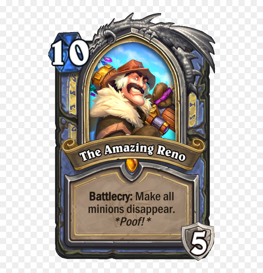 Hearthstone The Amazing Reno, HD Png Download - hearthstone png