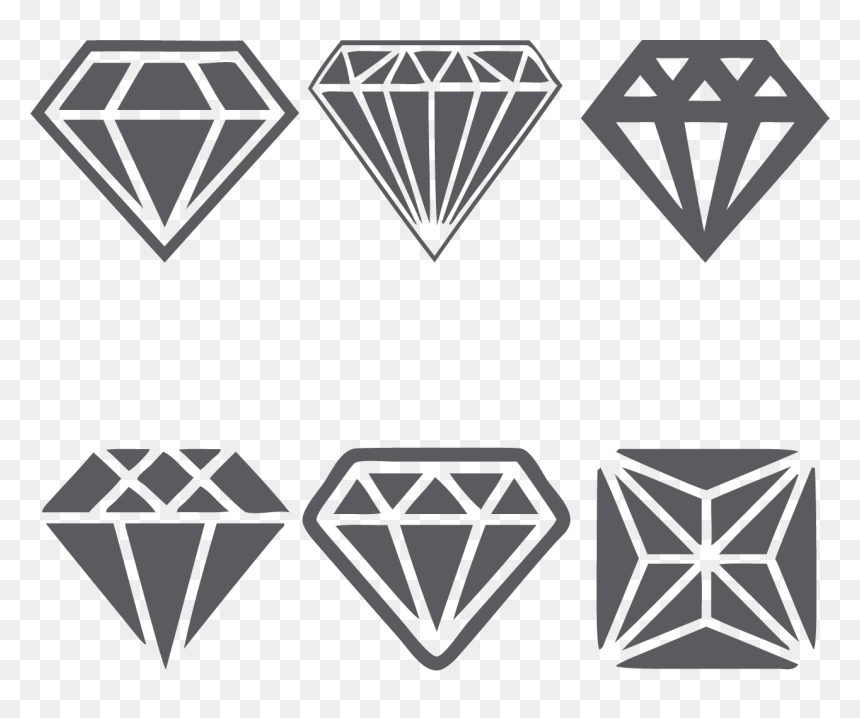 Gray Photography Diamond Royalty-free Stock Free Clipart - Diamond Logo, HD Png Download - diamond clipart png