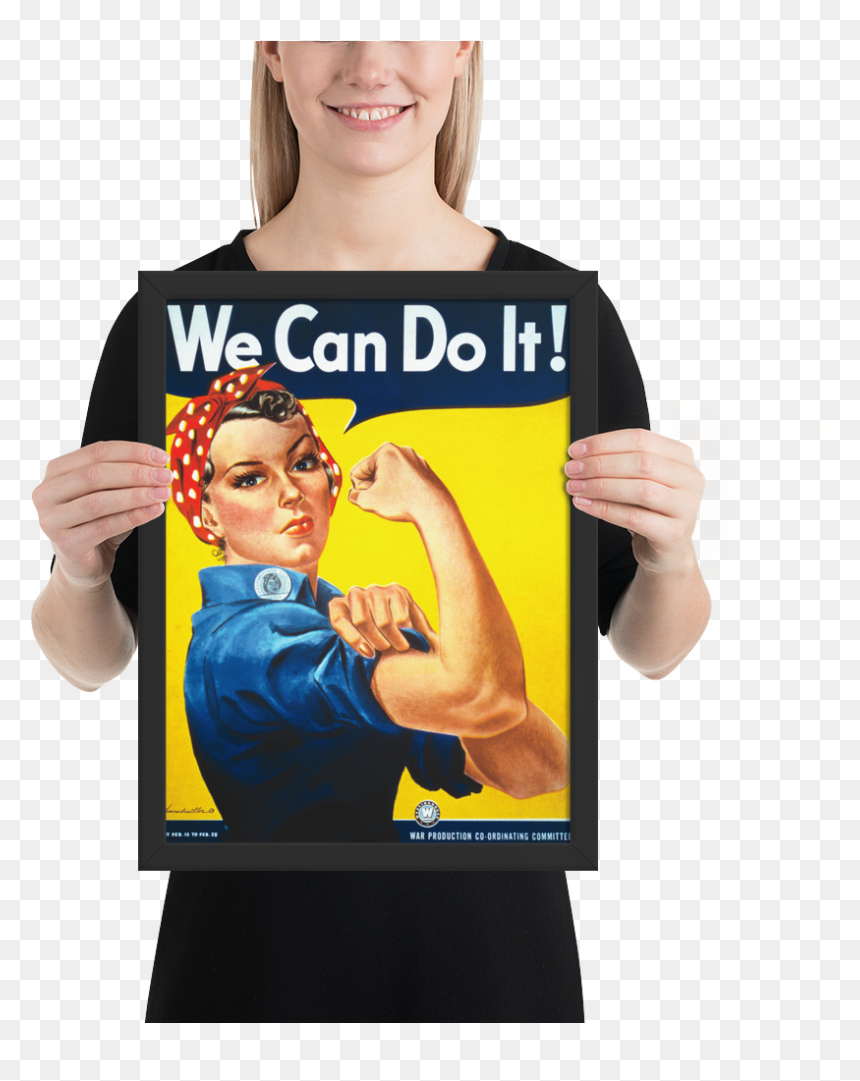 Transparent We Can Do It Png - Propaganda Poster World War, Png Download - rosie the riveter png