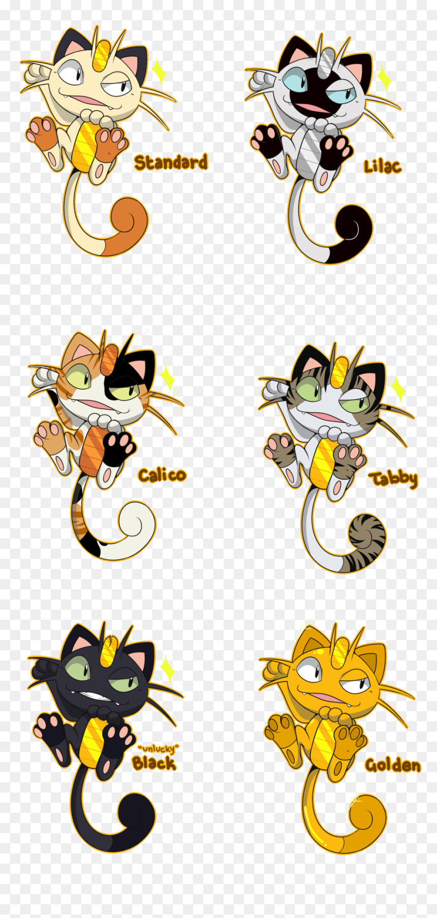 Meowth Variations , Png Download - Meowth Variations, Transparent Png - meowth png