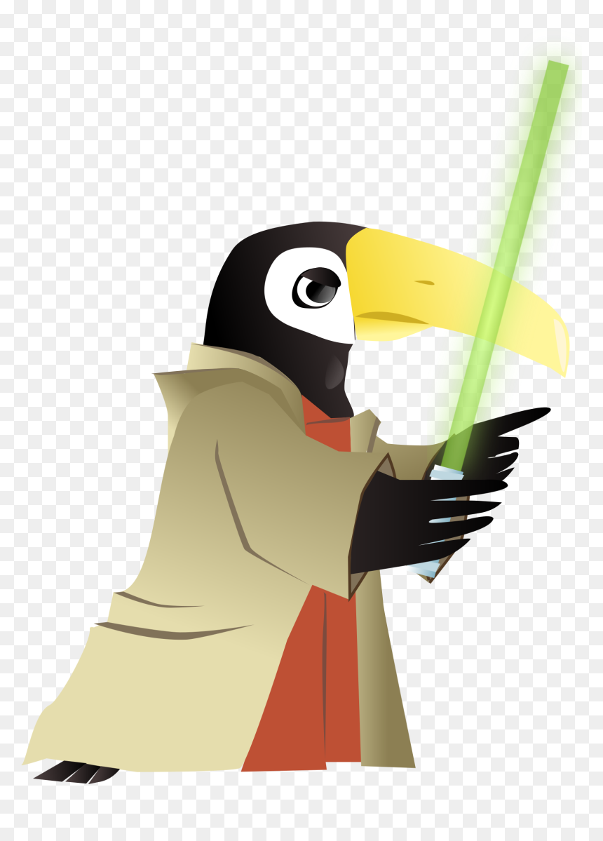 Toucan Jedi Master Clip Arts - Jedi, HD Png Download - jedi png