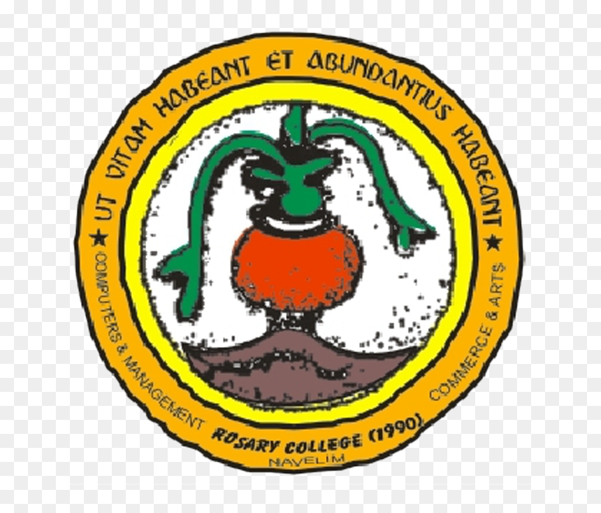 Rosary College Of Commerce And Arts Navelim Logo, HD Png Download - rosary png