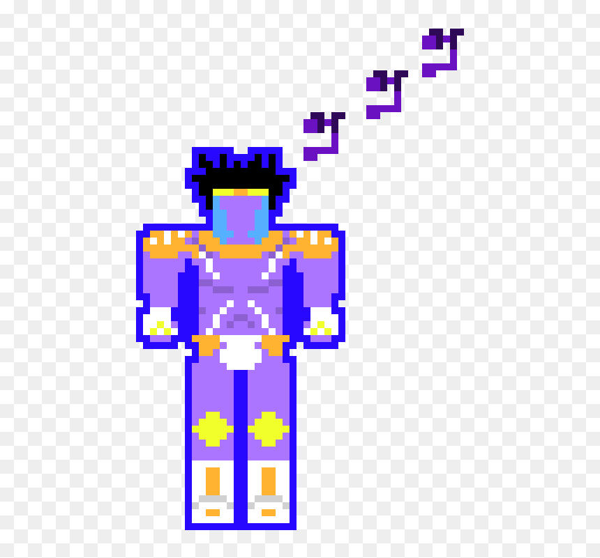 Pixel Art Star Platinum, HD Png Download - star platinum png