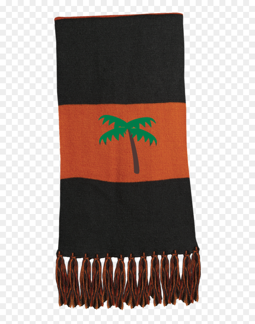 Palm Tree Emoji Sta02 Sport-tek Fringed Scarf - Scarf, HD Png Download - palm tree emoji png