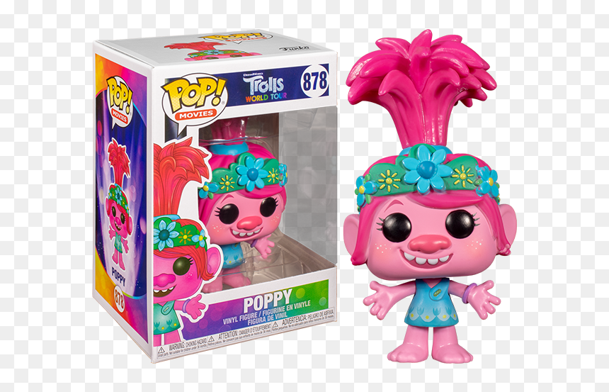Trolls World Tour Toys, HD Png Download - poppy troll png
