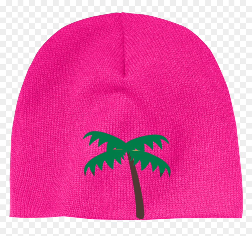 Palm Tree Emoji Cp91 100% Acrylic Beanie , Png Download - Beanie, Transparent Png - palm tree emoji png