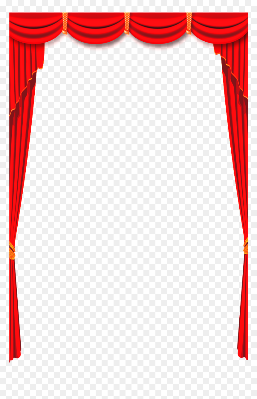 Arch, HD Png Download - red curtains png