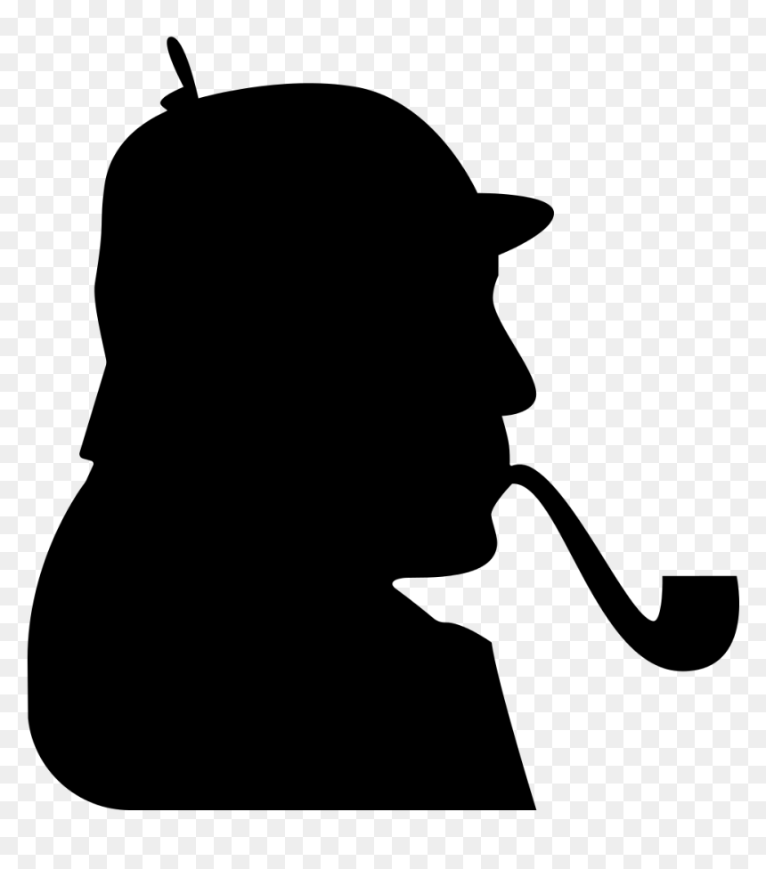 Sherlock Holmes Clip Art - Silhouette Of Kneeling Man, HD Png Download - sherlock png
