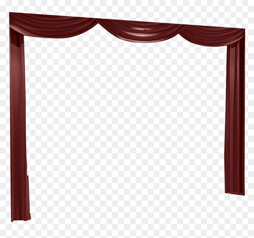 Table, HD Png Download - red curtains png
