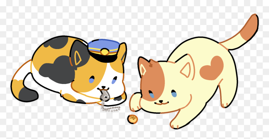 60 Images About Neko Atsume On We Heart It - Neko Atsume Conductor Art, HD Png Download - neko atsume png