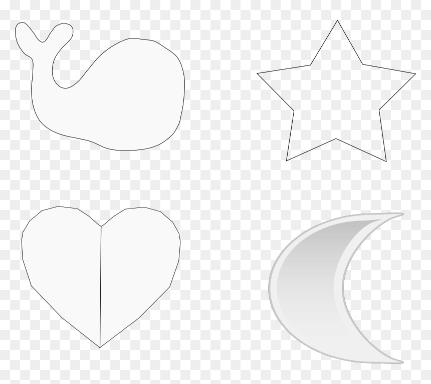 Star Silhouette - Clip Art, HD Png Download - star silhouette png