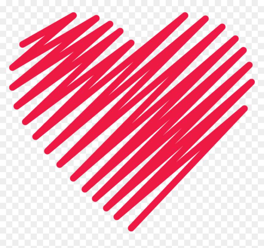 Red Lines Heart Png Image - Centro De Amparo Nossa Senhora Do Monte Claro, Transparent Png - red lines png