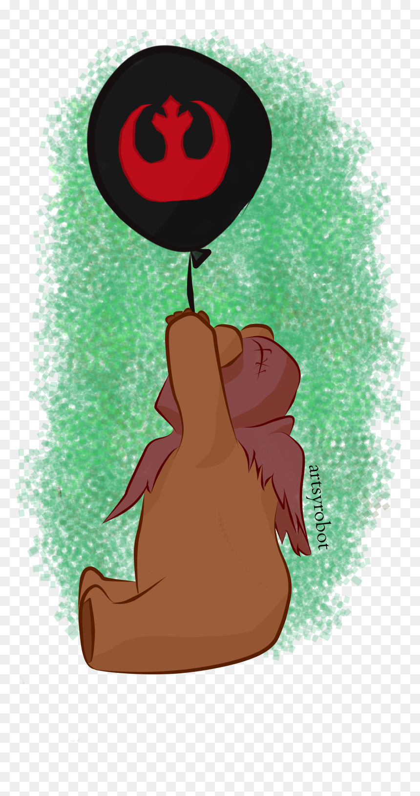 Ewok Winnie The Pooh Crossover - Illustration, HD Png Download - ewok png