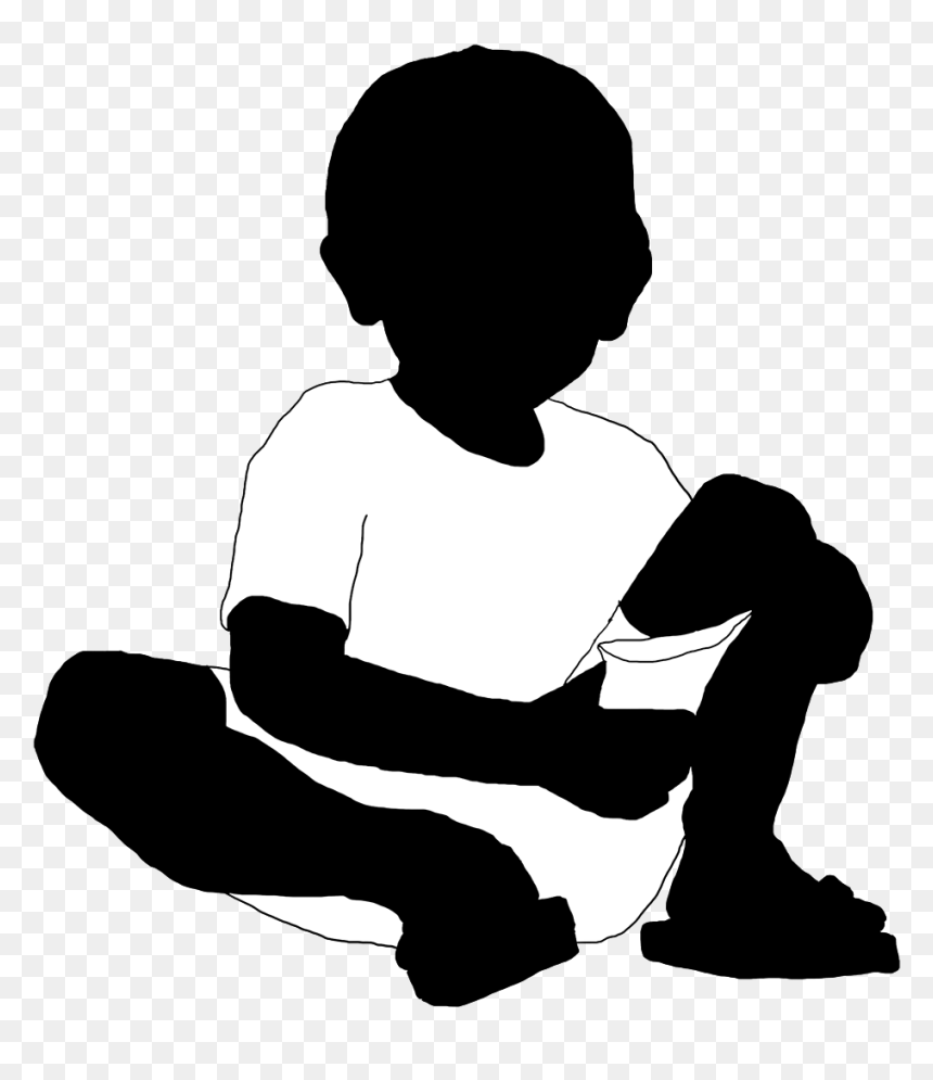 Beautiful Silhouettes Of Children - Black Boy Joy Silhouette, HD Png Download - children silhouette png