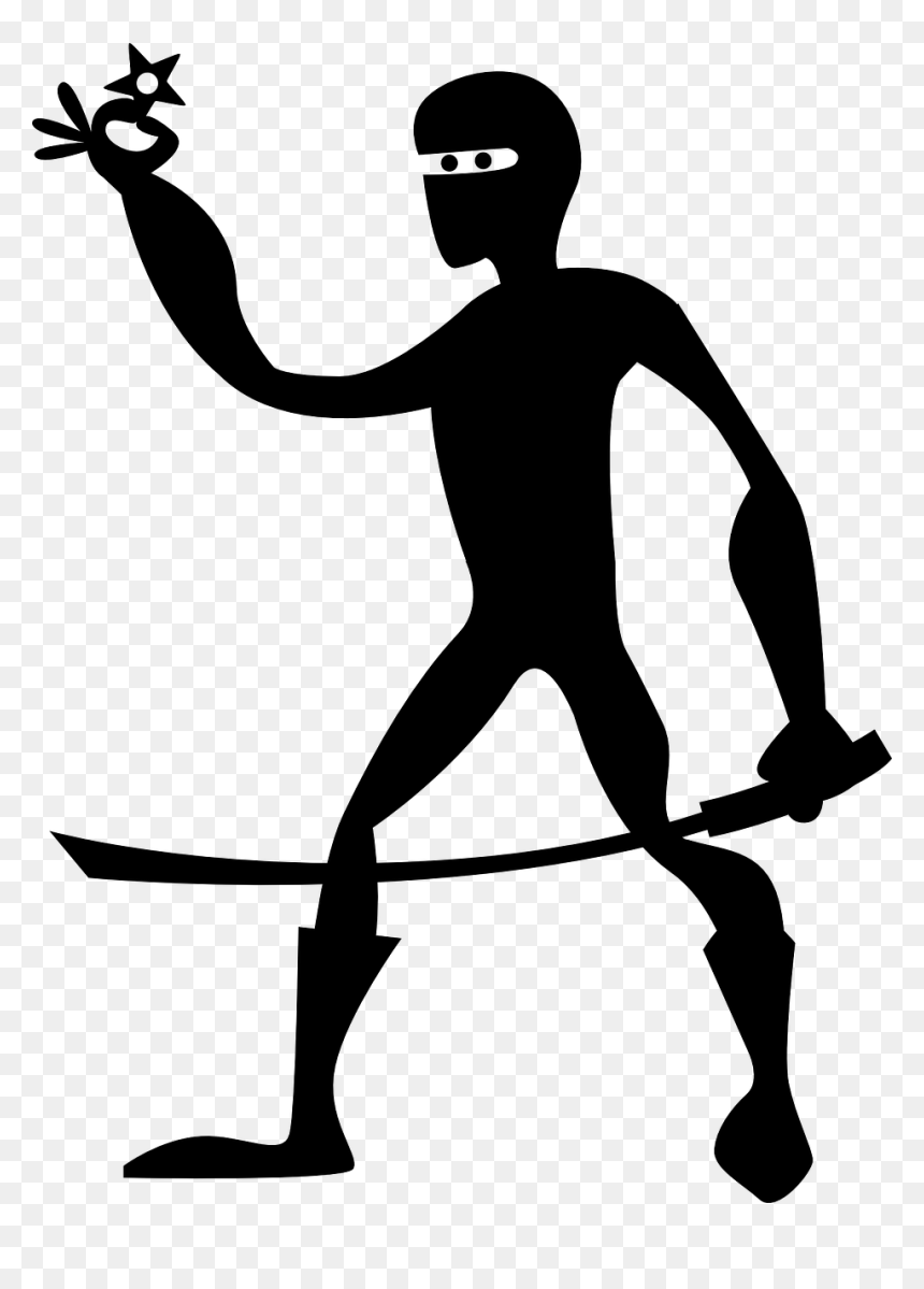 Ninja Star Transparent Background, HD Png Download - star silhouette png