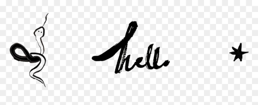 Hello - Calligraphy, HD Png Download - hello png