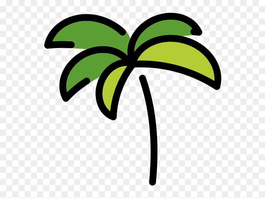 Clip Art, HD Png Download - palm tree emoji png