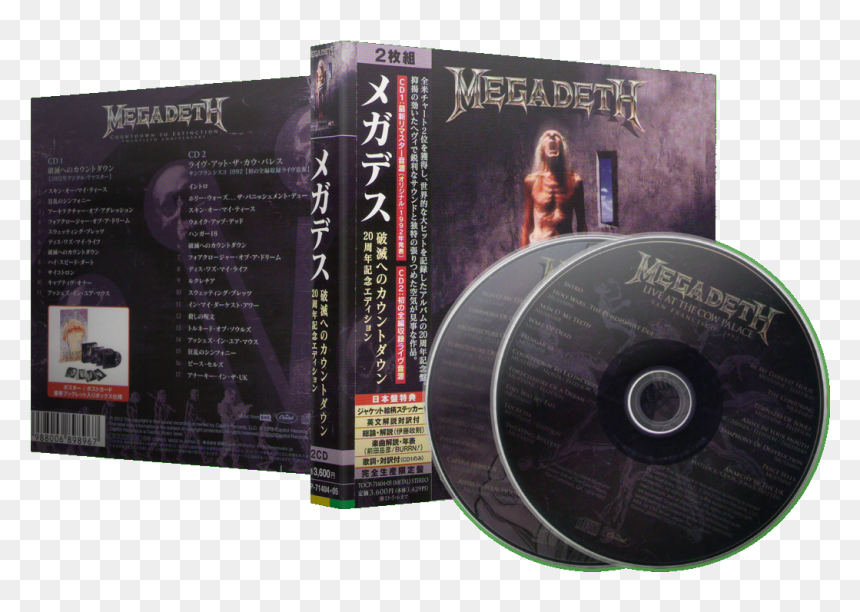 Megadeth Album , Png Download - Cd, Transparent Png - megadeth logo png