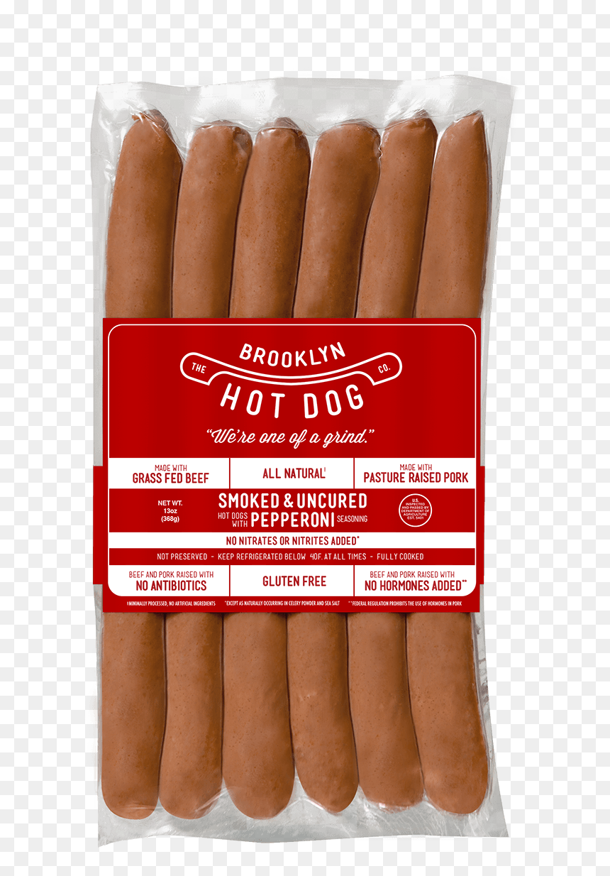 Brookly Hot Dog Company Pepperoni Dogs - Pepperoni Hotdog, HD Png Download - hot dogs png