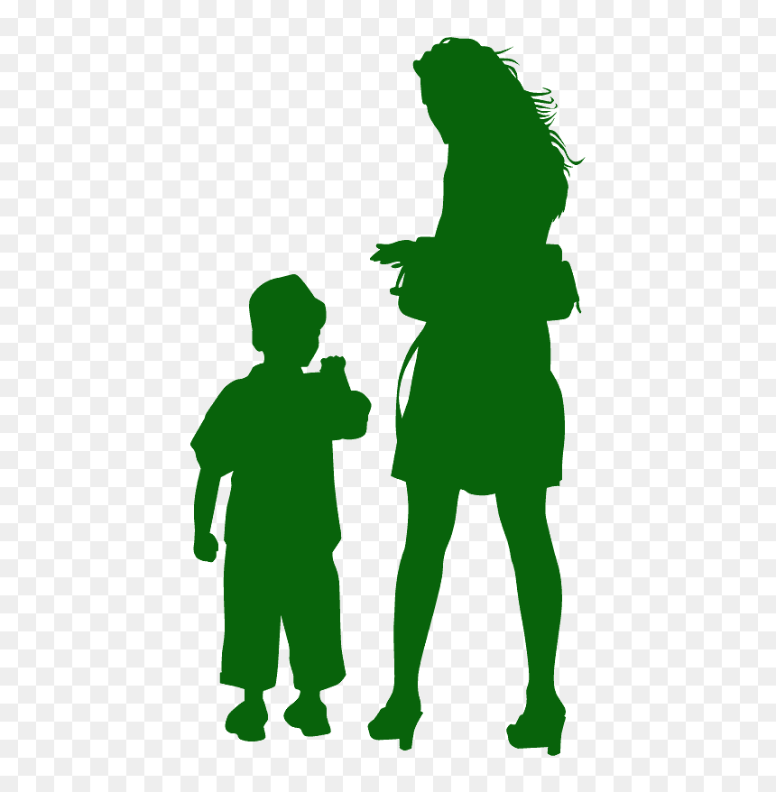 Scrapbooking, HD Png Download - children silhouette png