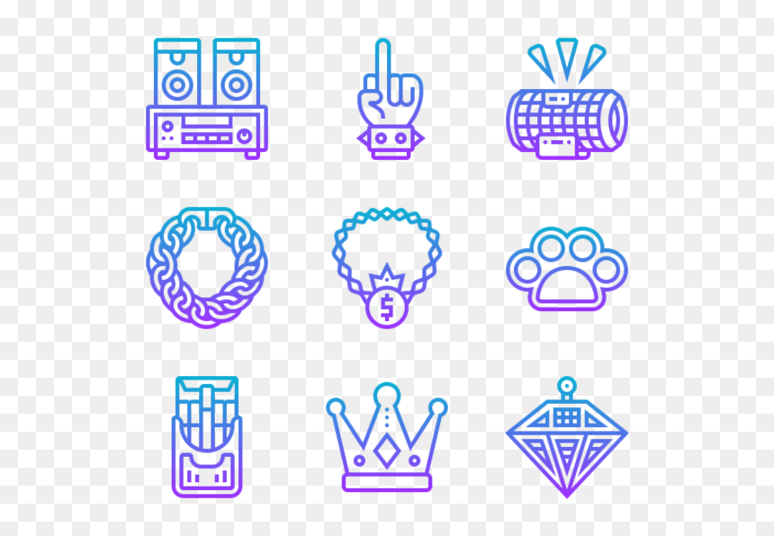 Icon, HD Png Download - hip hop png