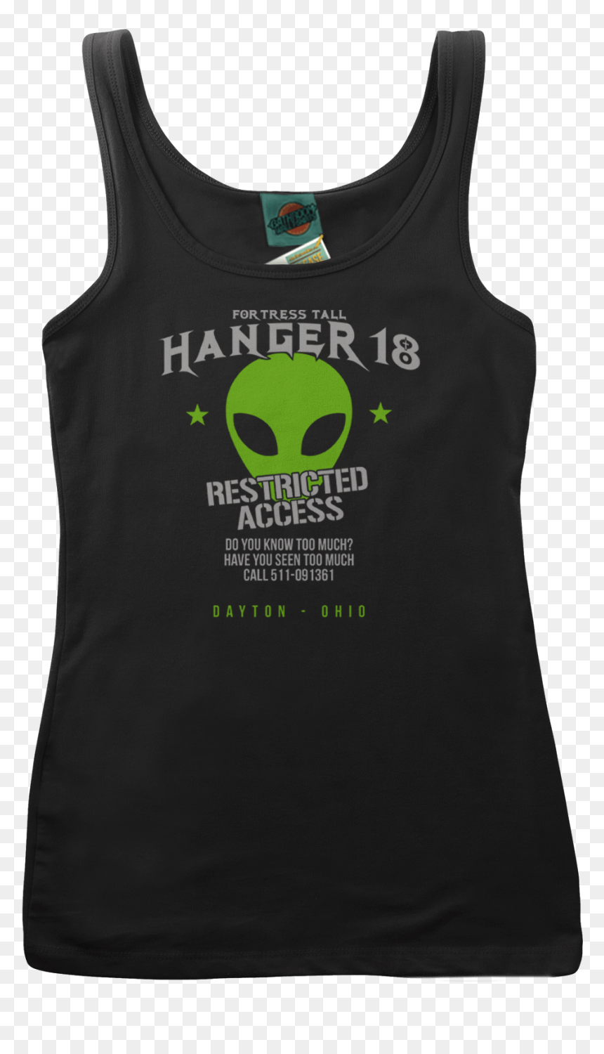 Megadeth Inspired Hangar 18 T-shirt - Active Tank, HD Png Download - megadeth logo png